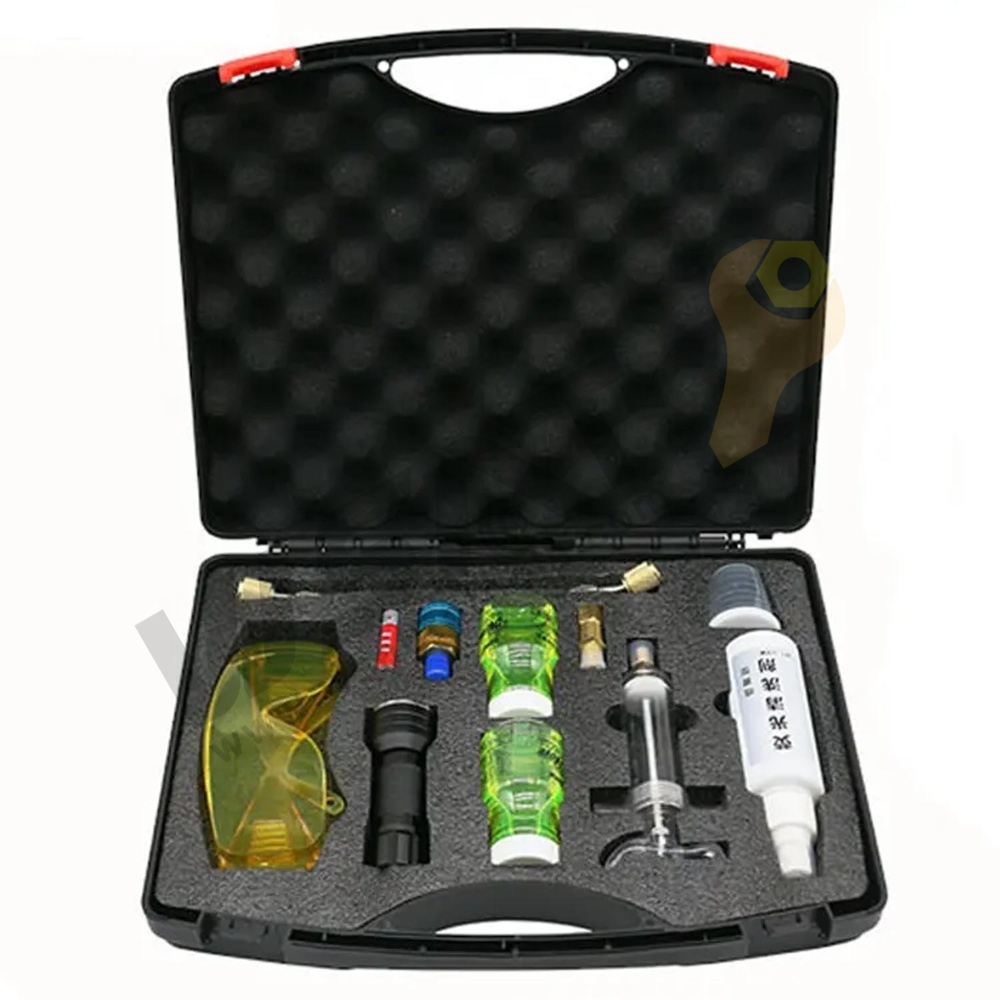 Refrigerant Fluorescent Leak Detection Tool Set UV flashlight