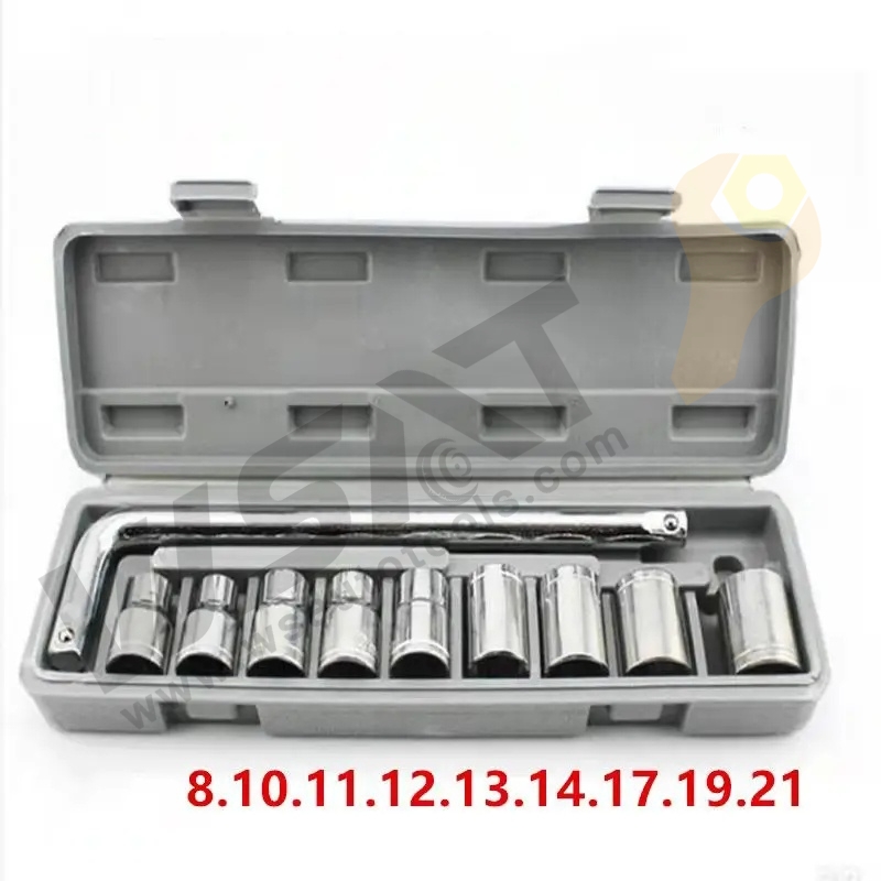 10pcs 1/2"Dr Socket Set