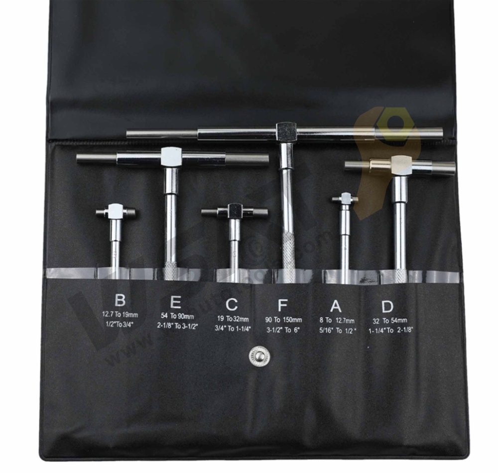 6-Piece Telescopic Bore Gauge Kit