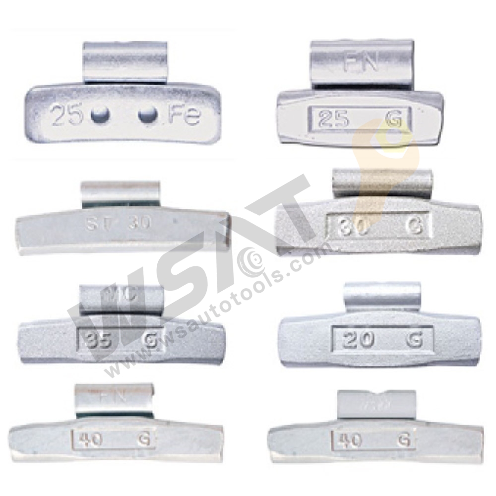 Fe Clip on Wheel Weights