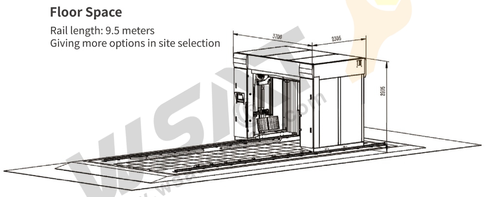 Roll-over Gate Automatic Car Wash Machine