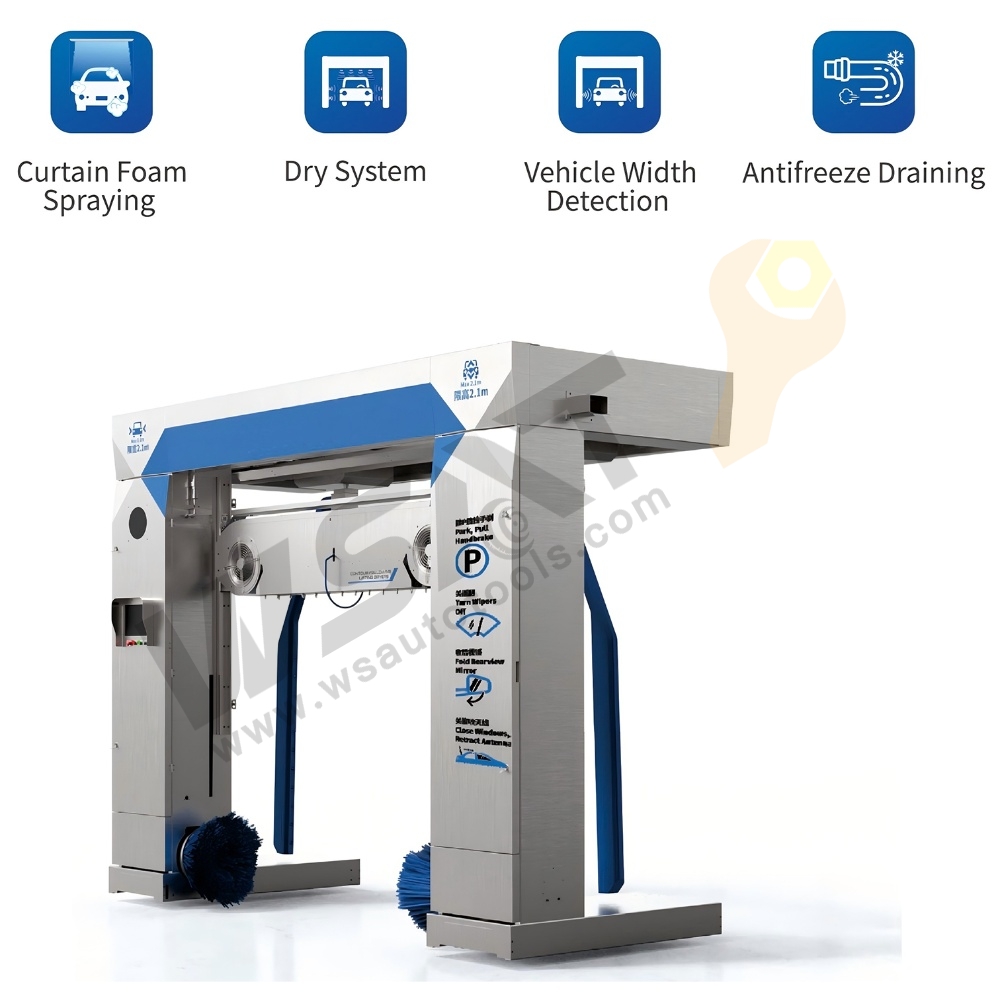 Touchless Roll-over Car Wash Machine