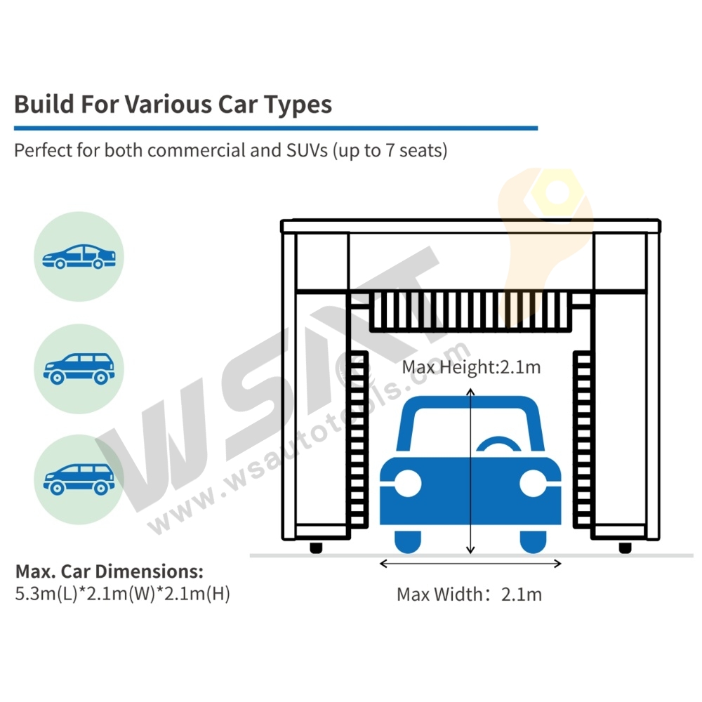 Touchless Roll-over Car Wash Machine