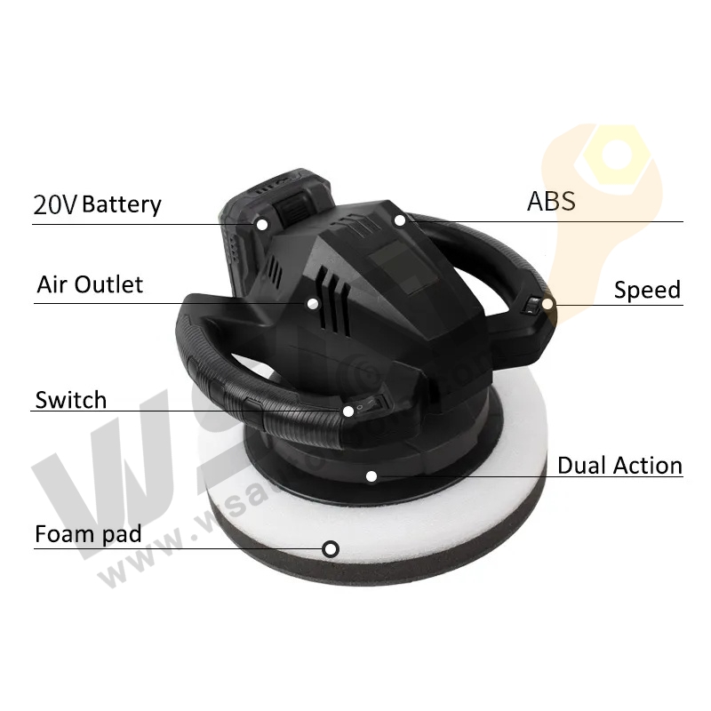 20V Lithium Cordless Waxing Polisher