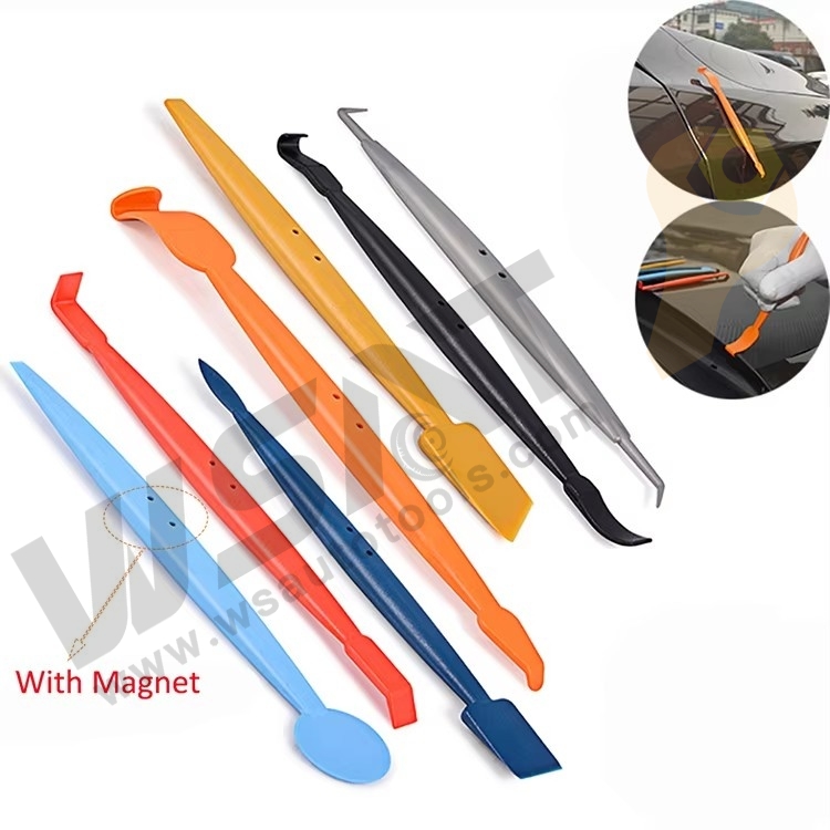 7pcs Car Wrap Magnet Corner Edge Stick Squeegee Set