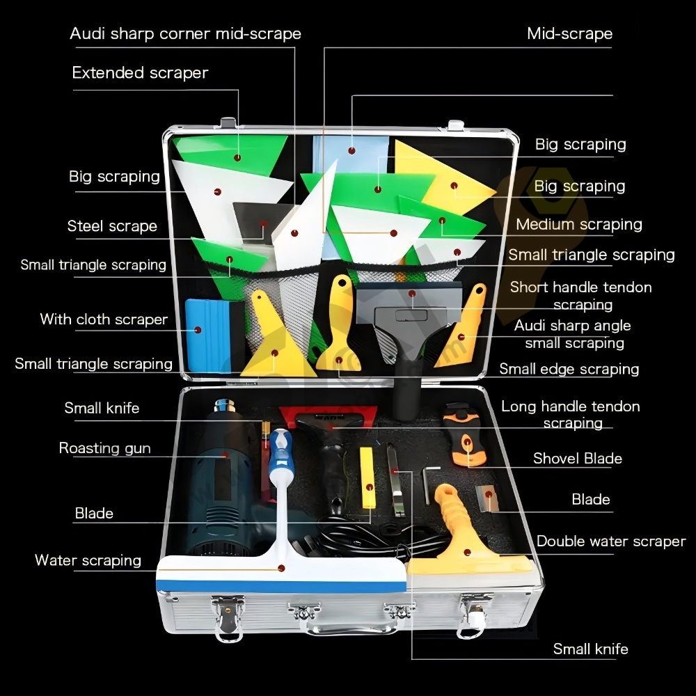 25PC Car Vinyl Wrap Film Tool Set