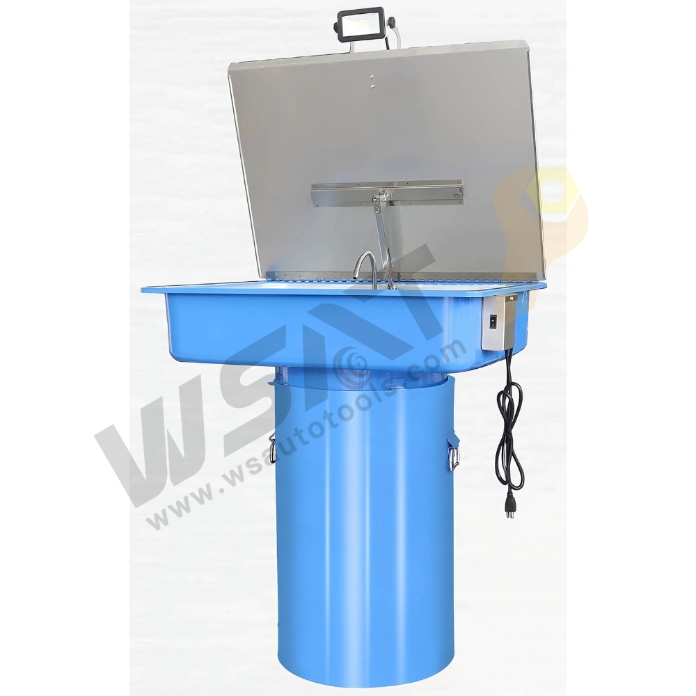 25Gal Drum Mounted Parts Washer Petroleum Based Solvent