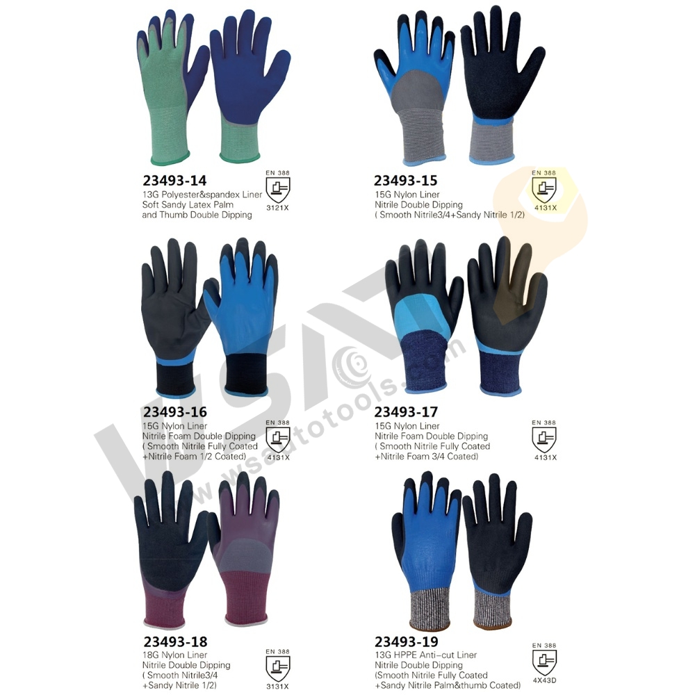 Latex/Nitrile Super Grip Gloves
