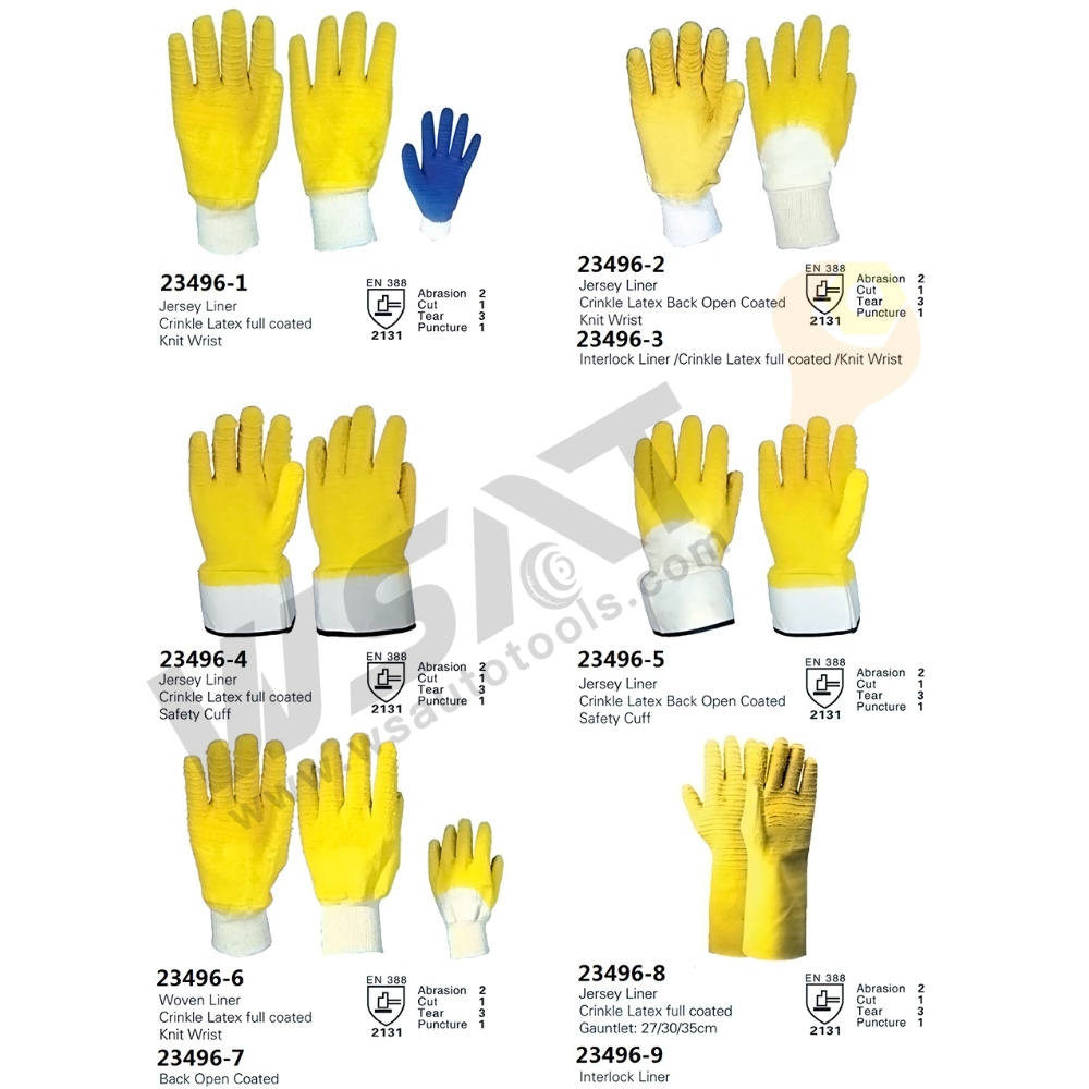 Heavy Duty Latex/Nitrile Gloves