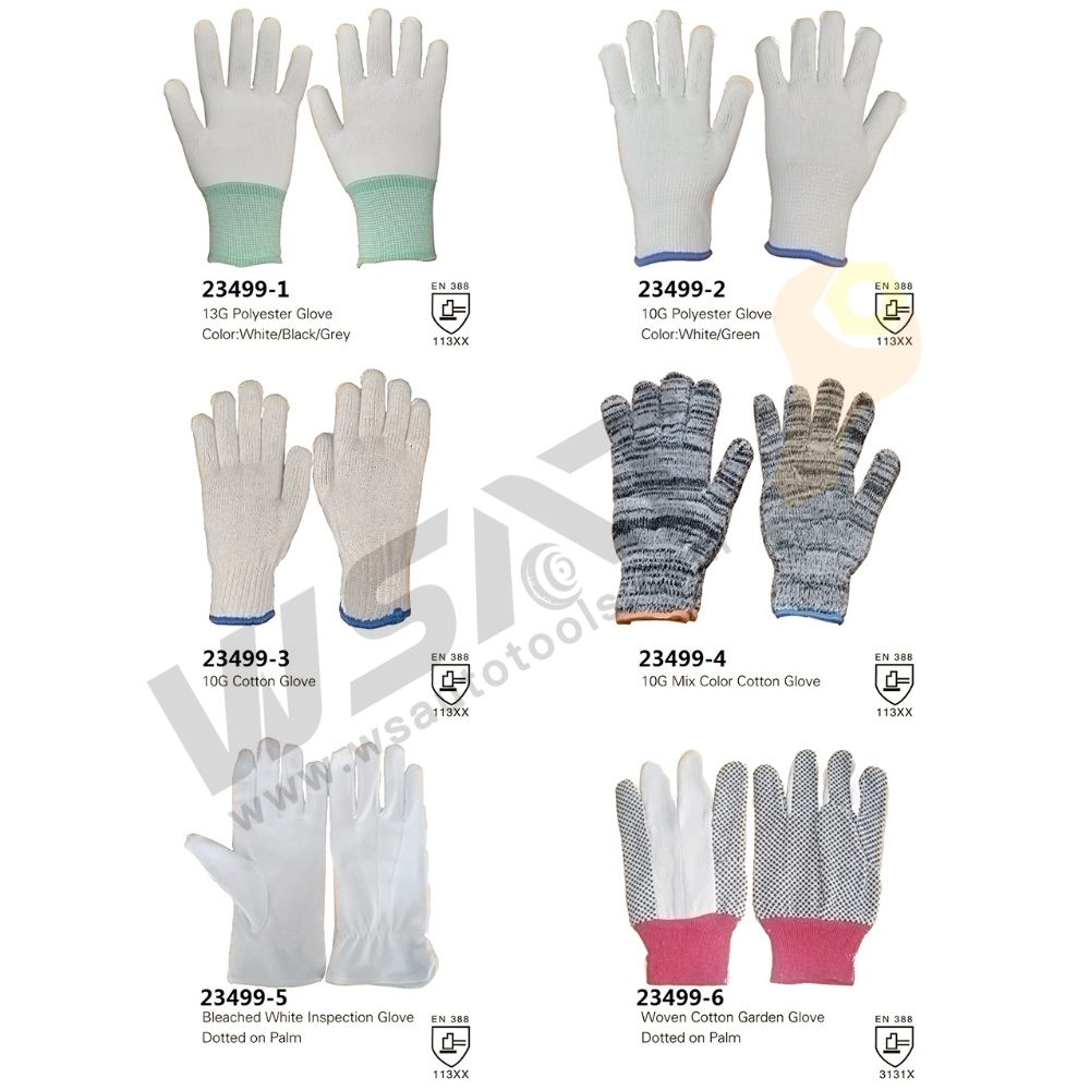 Cotton/Dotted Gloves