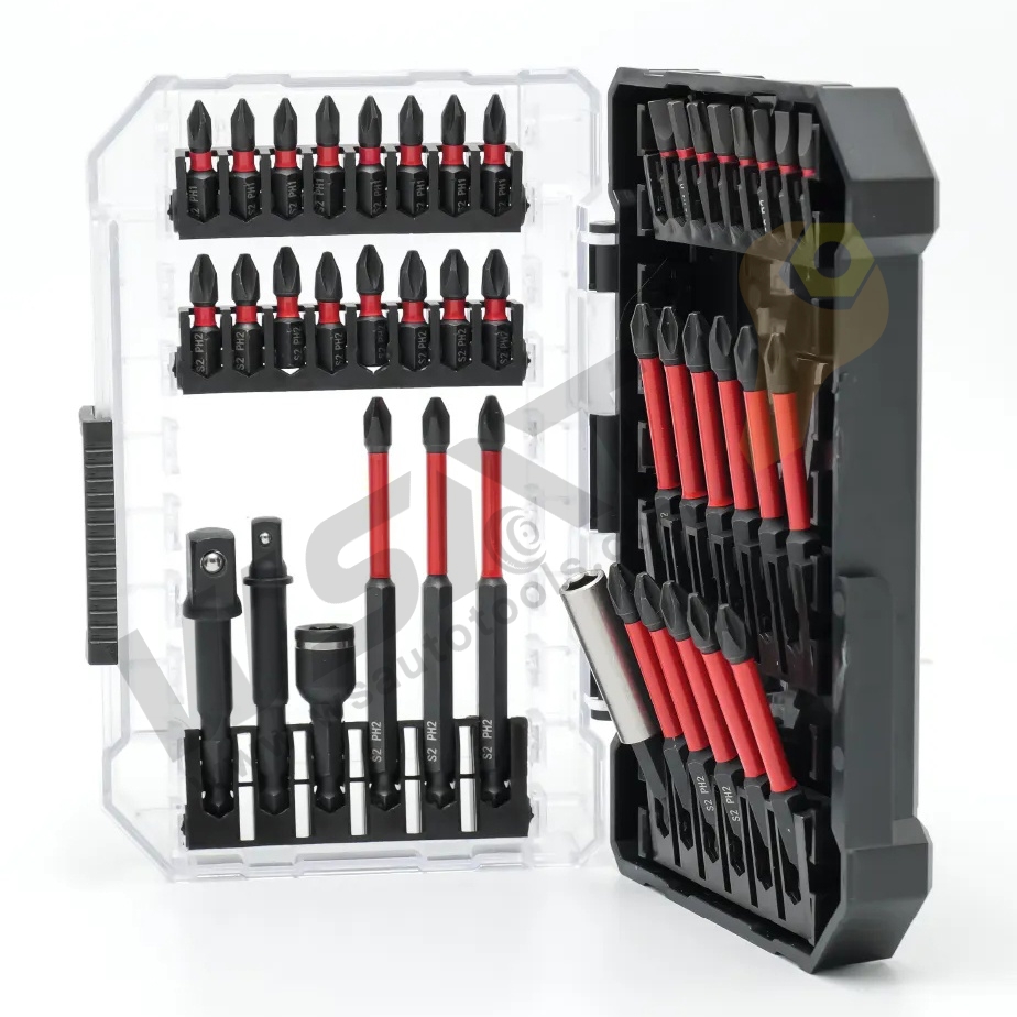 42-Piece Impact Screwdriver Bit Set