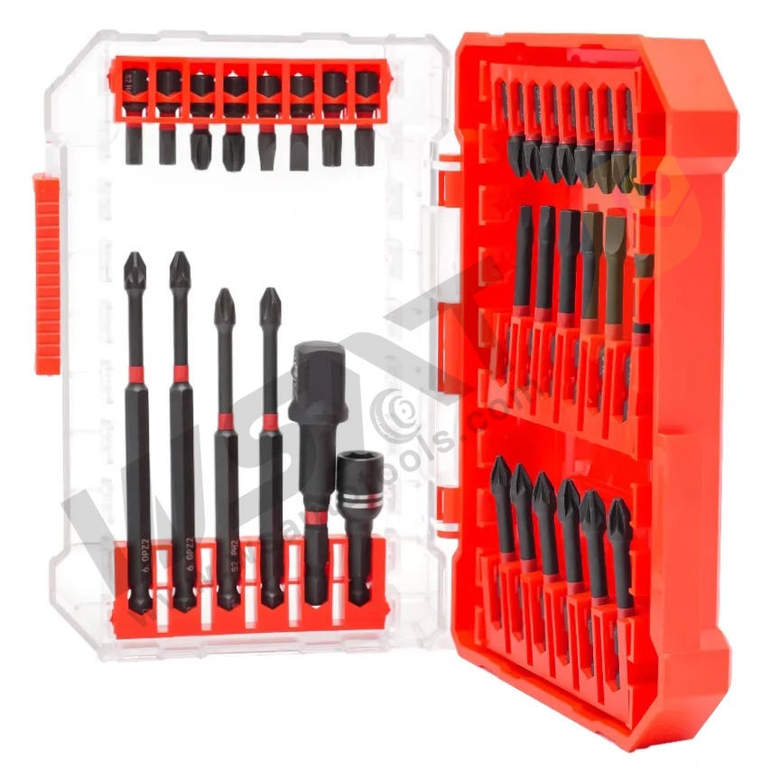 34-Piece Impact Screwdriver Bit Set 