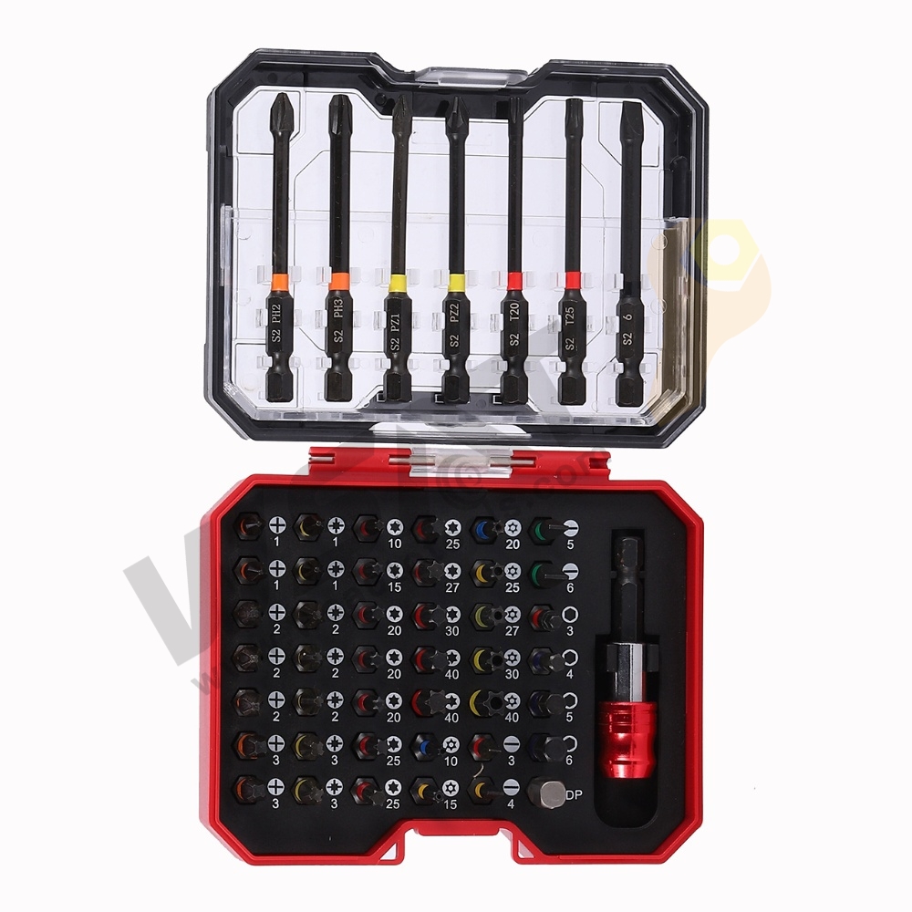 50-Piece Impact Screwdriver Bit Set 