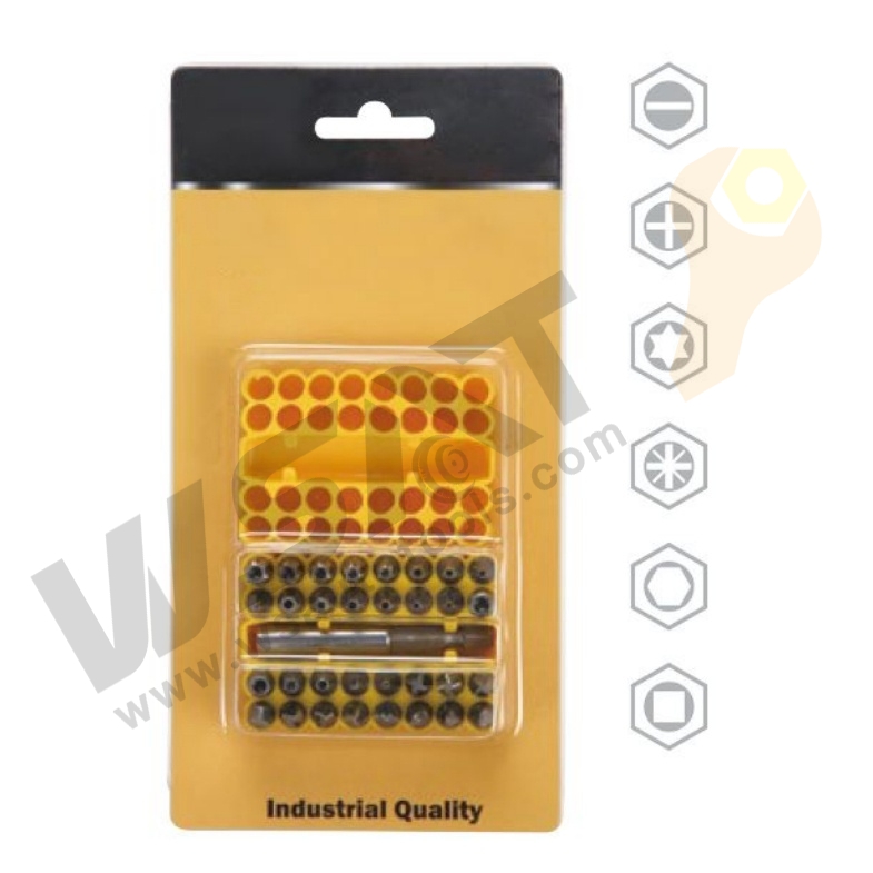 33-Piece Security Screw Bits with Magnetic Extension Bit Holder