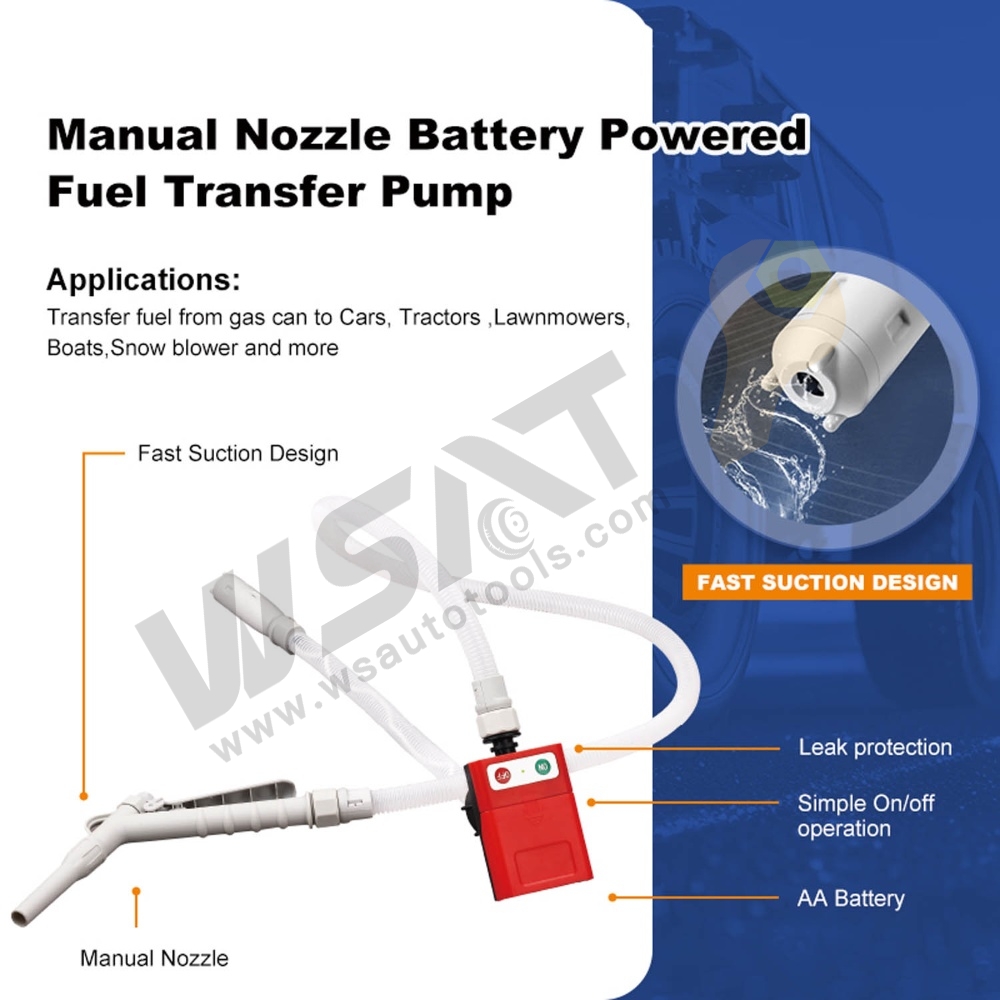 Portable Battery Powered Fuel Transfer Pump