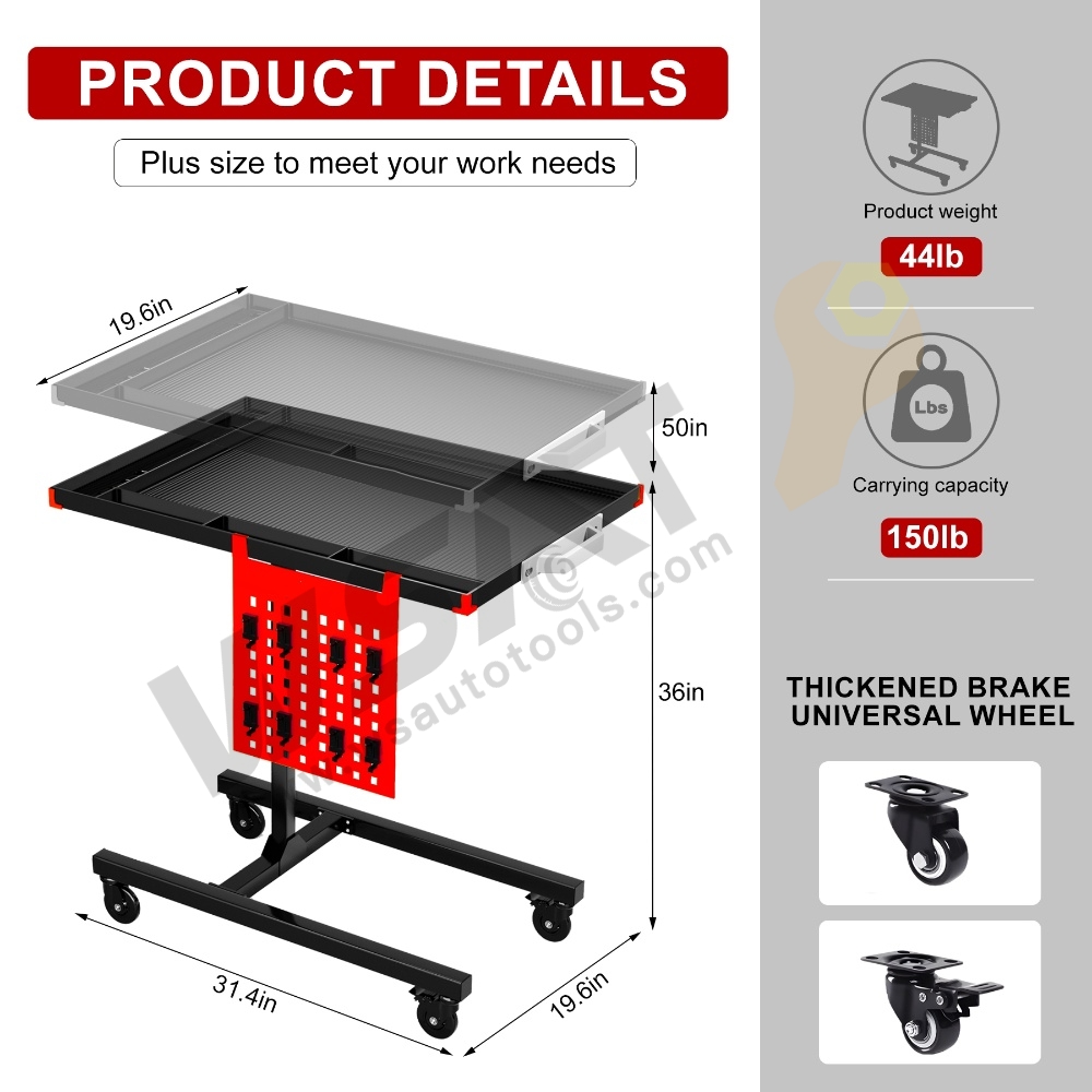 Multifunctional Manual/Automatic Mobile Work Table