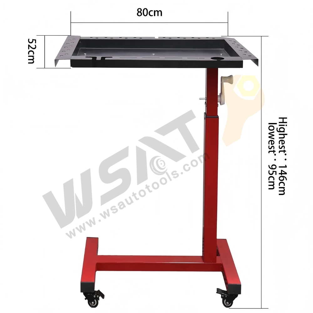 Adjustable Height Mobile Work Table