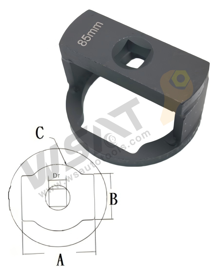 3/4” BPW Wheel Capsule And Axle Nut Socket