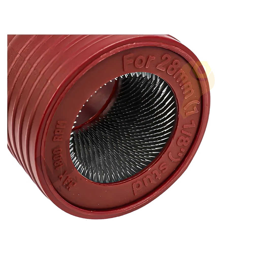 9 Piece Automotive Wheel Stud Cleaning Tool Set for Removing Rust and Debris