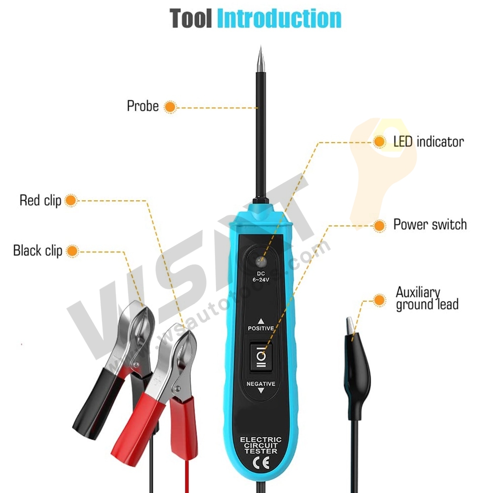 Power Probe Automotive Electrical‌ Circuit Tester 6-24V