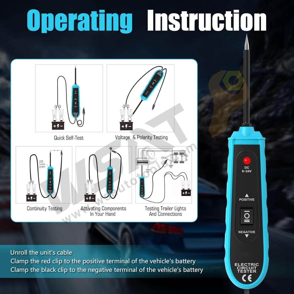 Power Probe Automotive Electrical‌ Circuit Tester 6-24V