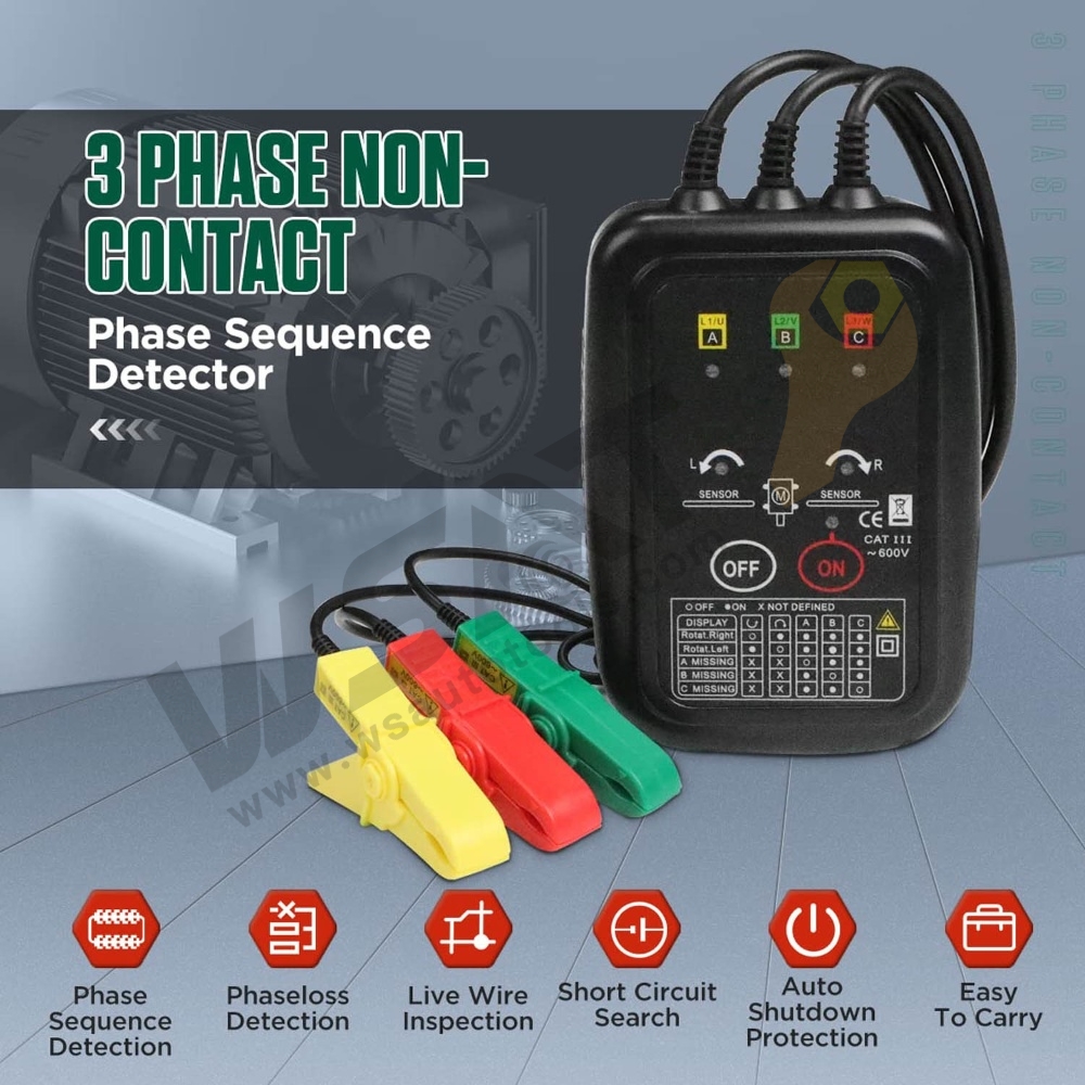 Non Contact Three Phase Rotation Tester