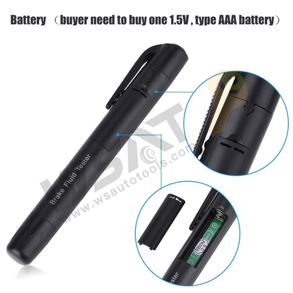 Automotive Brake Fluid Tester with 5 LED Indicators