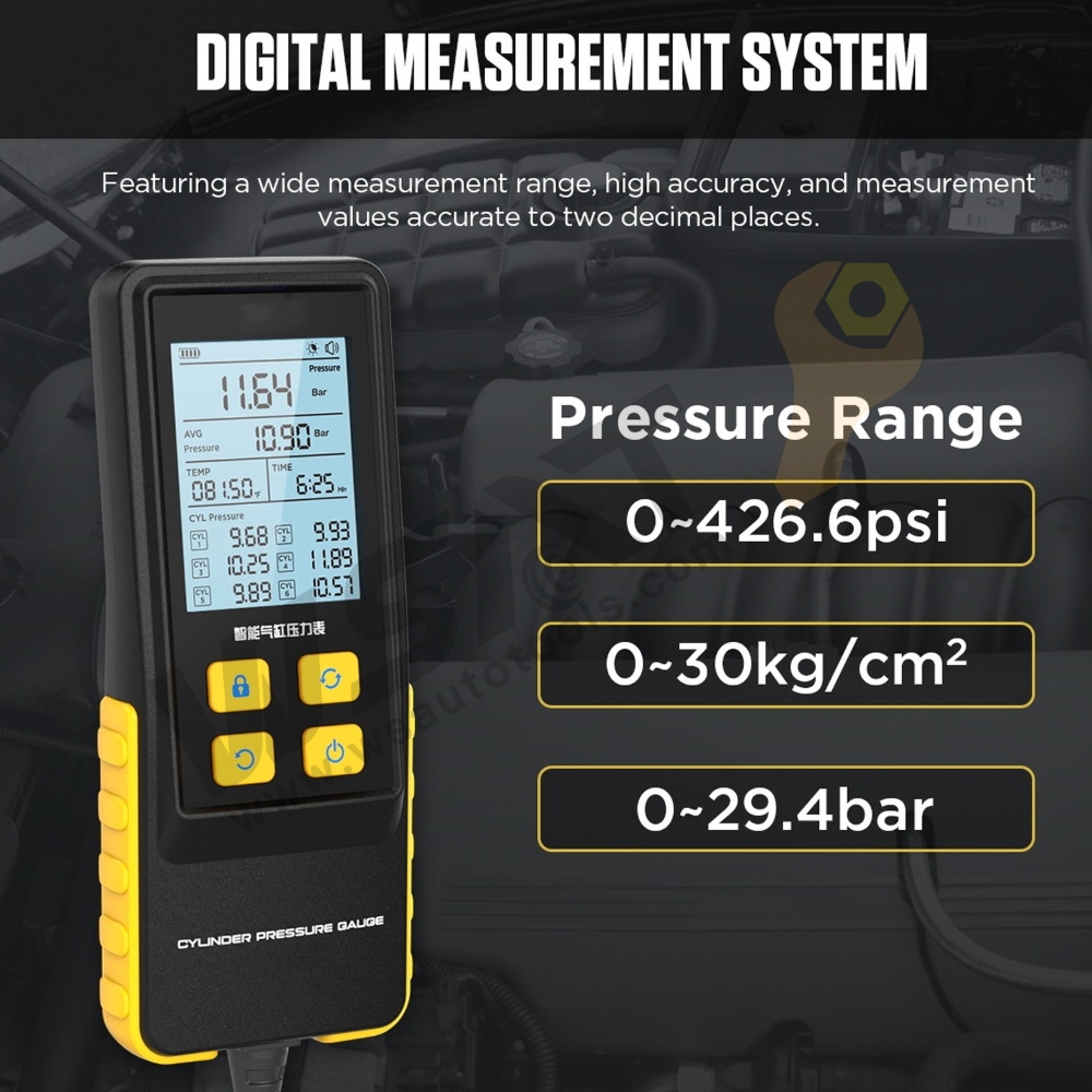 Automotive Digital Cylinder Pressure Gauge