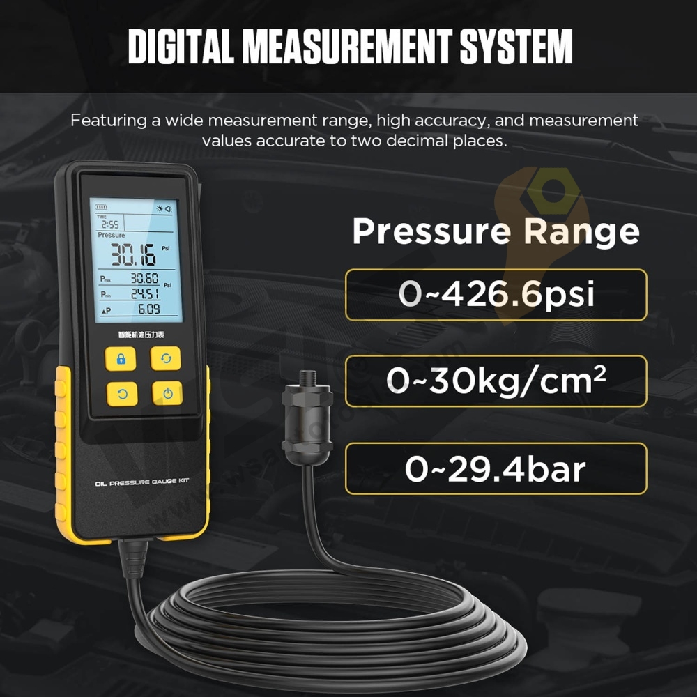 Automotive Digital Engine Oil Pressure Gauge