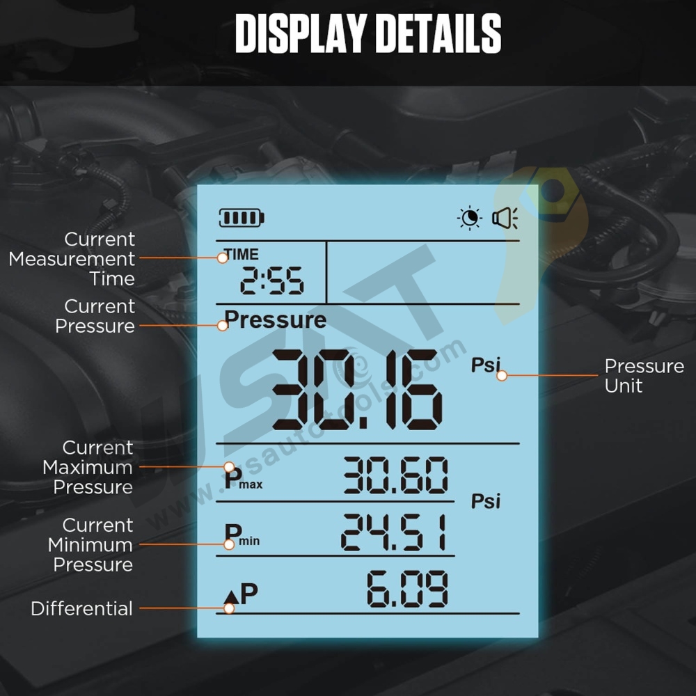 Automotive Digital Engine Oil Pressure Gauge