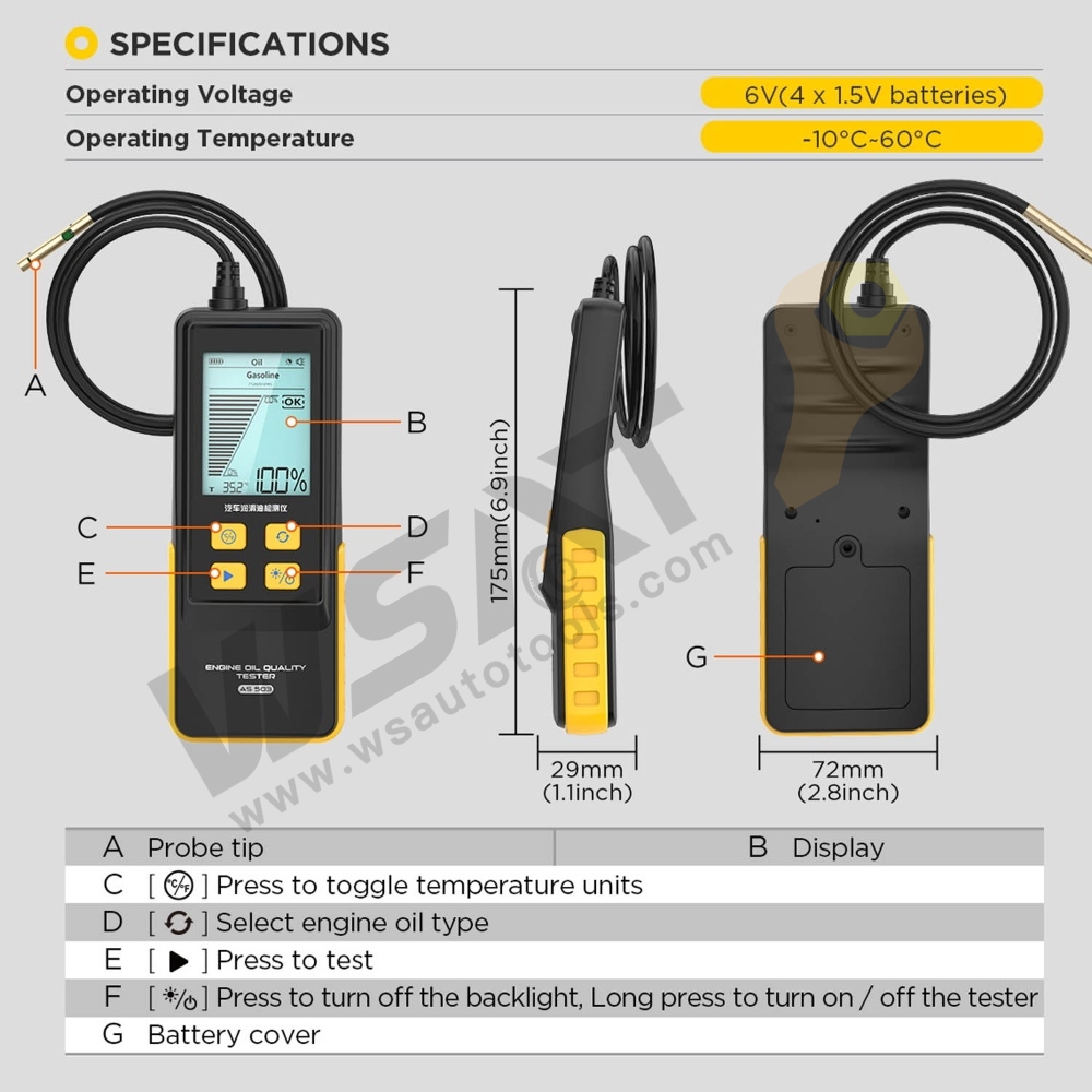Digital Engine Oil Tester