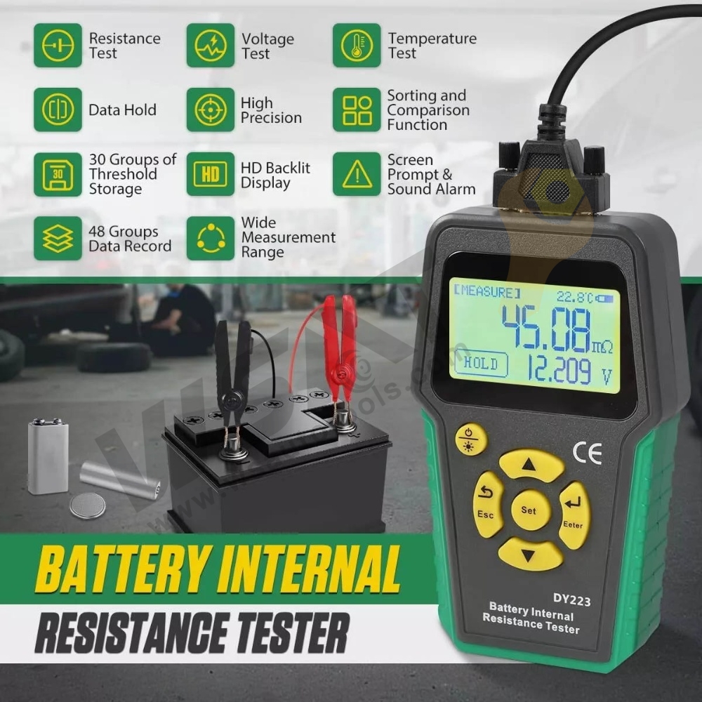 12V/24V Battery Internal Resistance Tester