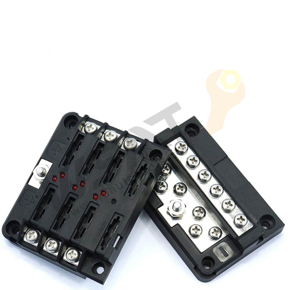 Fuse Block with Negative Bus Bar