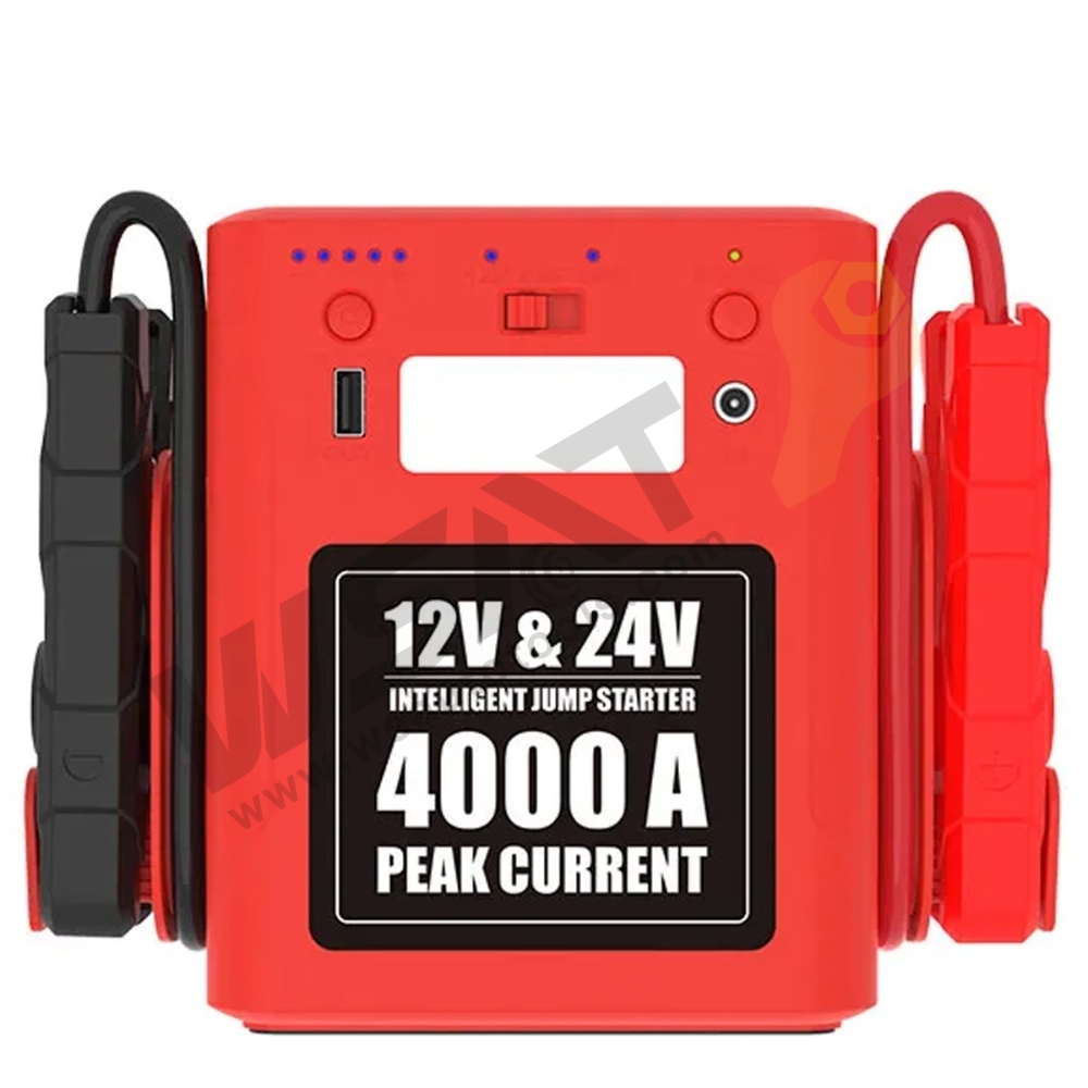 12V/24V 4000A Truck Intelligent Jump Starter (56000mAh)