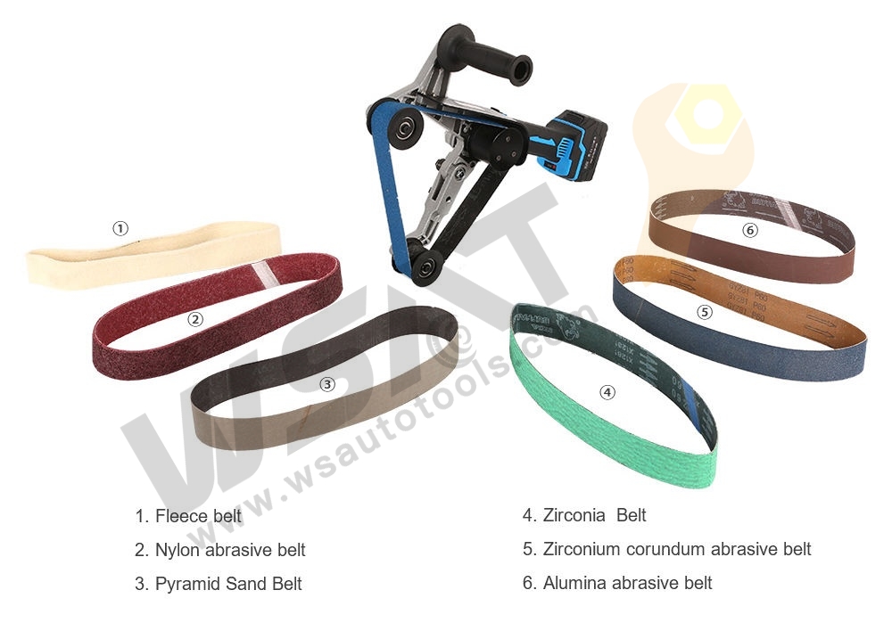 Brushless DC Tube Belt Sander and Polisher