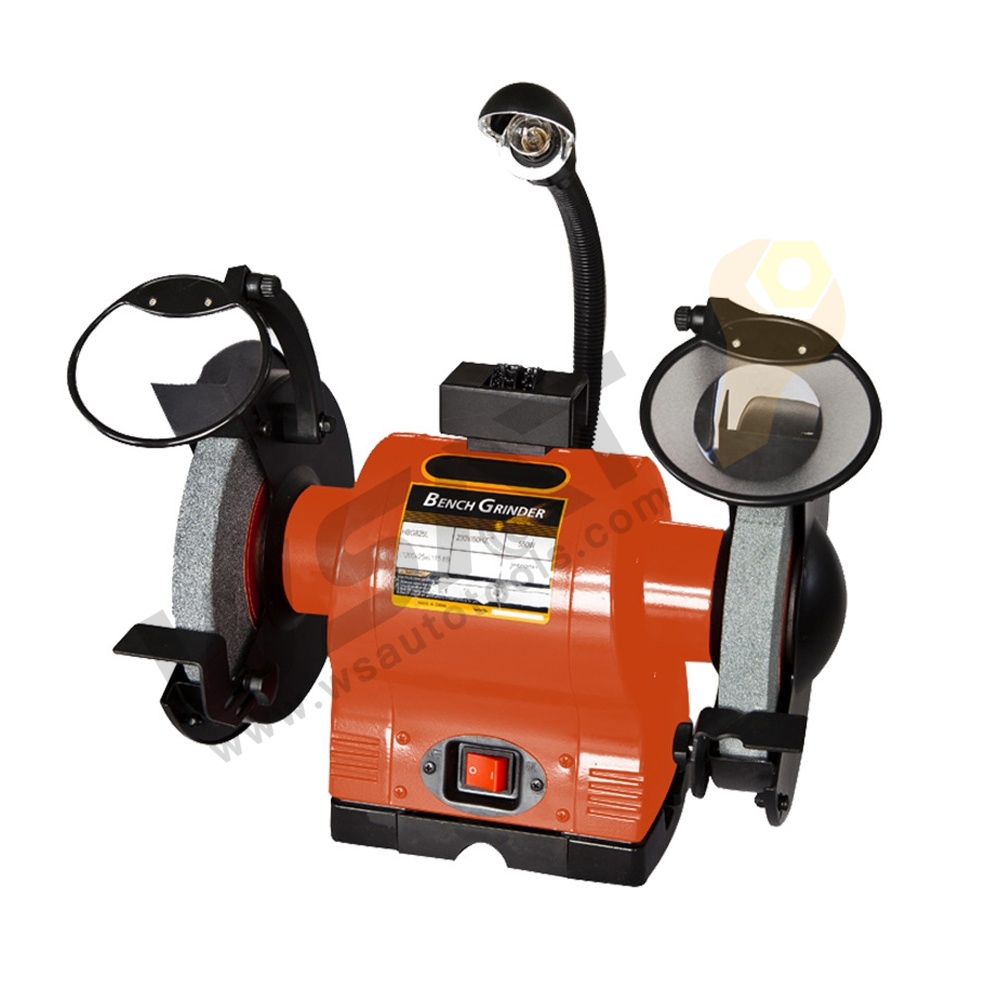 Bench Grinder With 3 Times Magnifier Shield