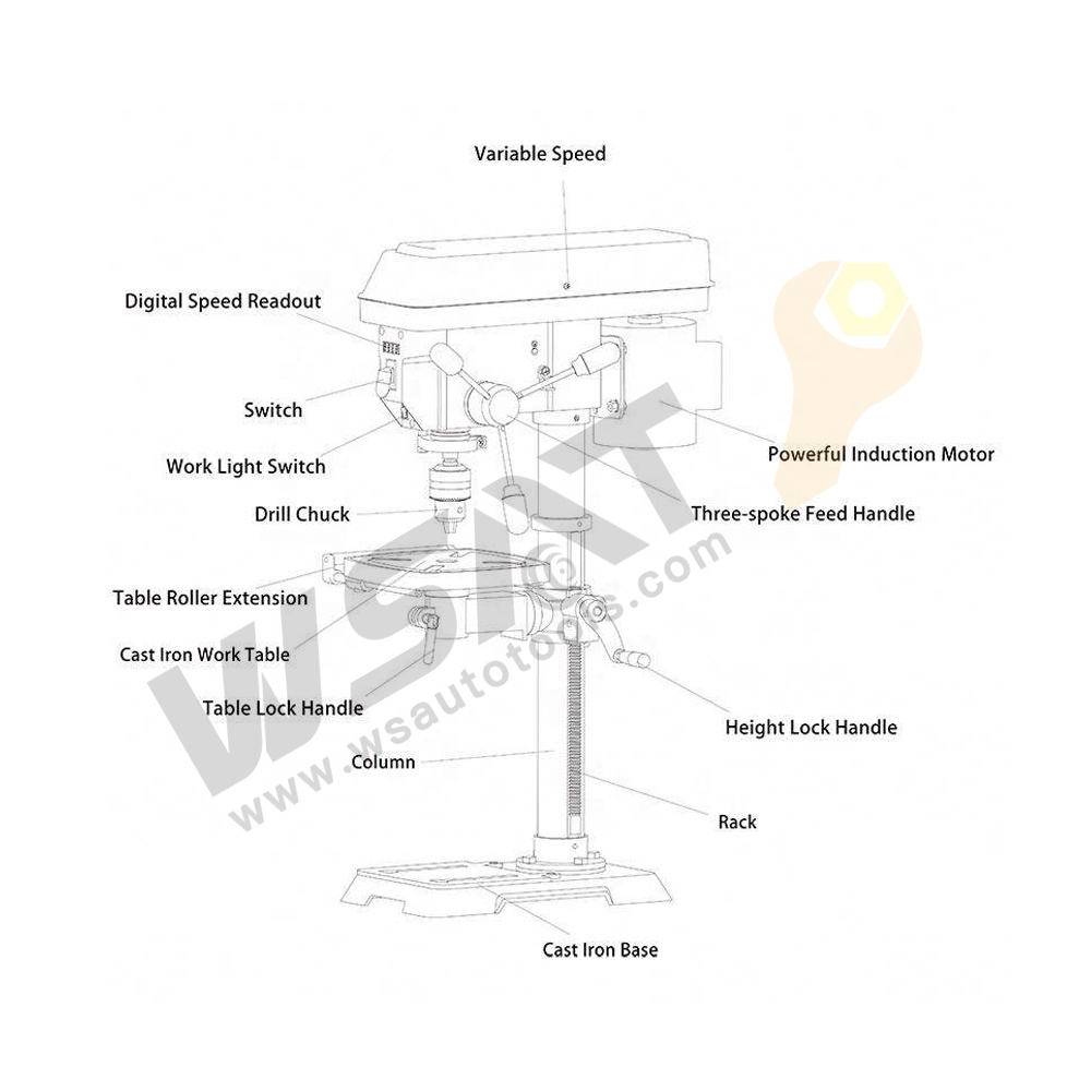 Variable Speed Drill Press