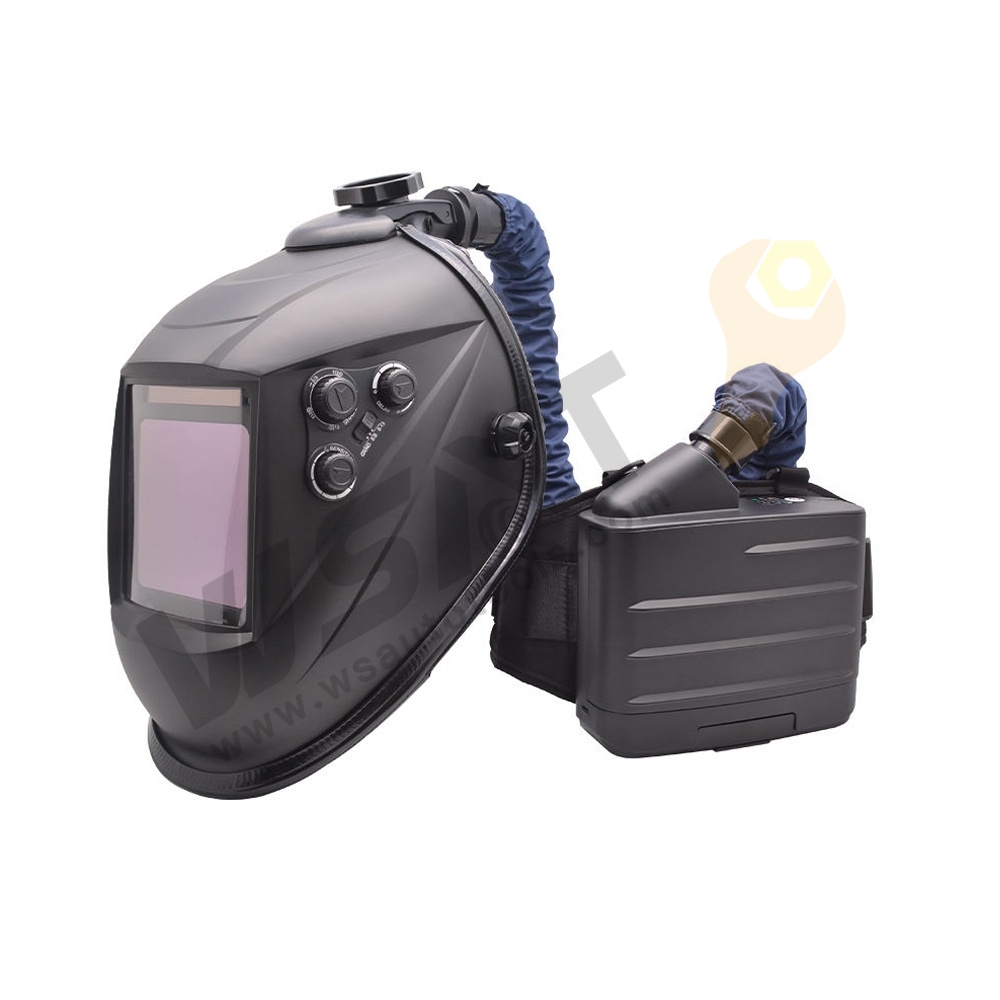 Welding Air Supply Device With Welding Helmet
