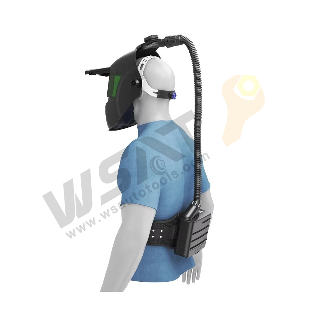 Welding Air Supply Device With Welding Helmet