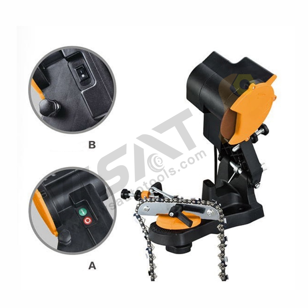 Bench-Mounted Chain Sharpener