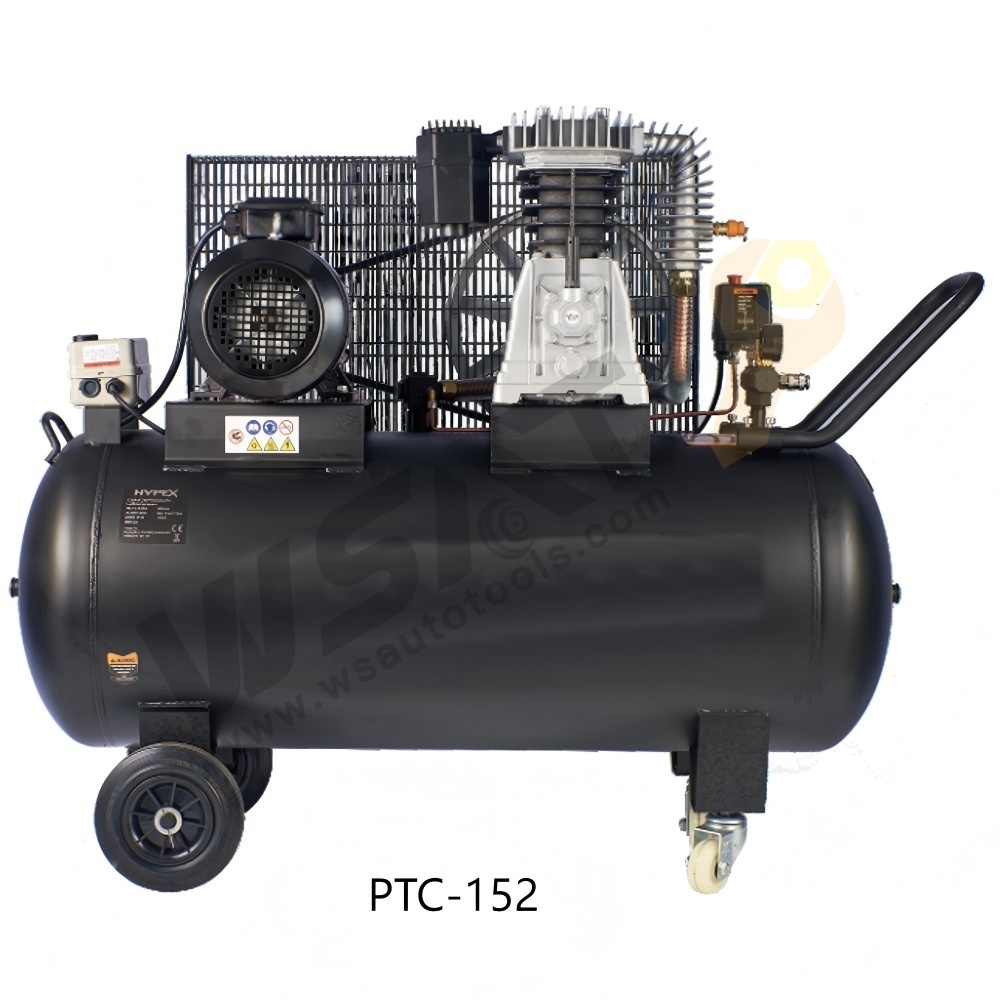 Belt Driven Air Compressor With Cast Cylinder