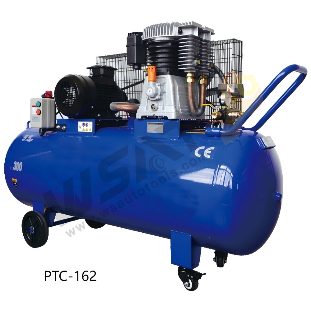 Belt Driven Air Compressor With Cast Cylinder High 12Bar Pressure