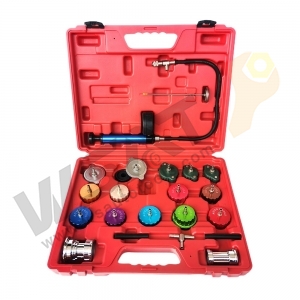 21-Piece Cooling System Radiator Pressure Tester Kit