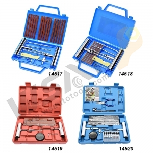Tire Repair Tool Kit with Plastic Blow Case