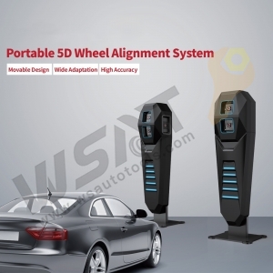 Portable 5D Wheel Alignment System