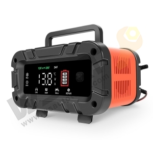 12V/24V Automatic Battery Charger with Large Screen