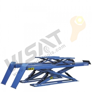 3.5/4.5/5 Ton On-Ground Low Profile Double-level Scissor Alignment Lift