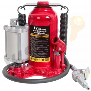 Air/Hydraulic Bottle Jack with Welded Base