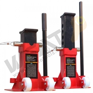 Heavy-Duty Vehicle Support Stand with Casters