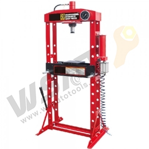 Welded Shop Press with Pneumatic Hydraulic Pump
